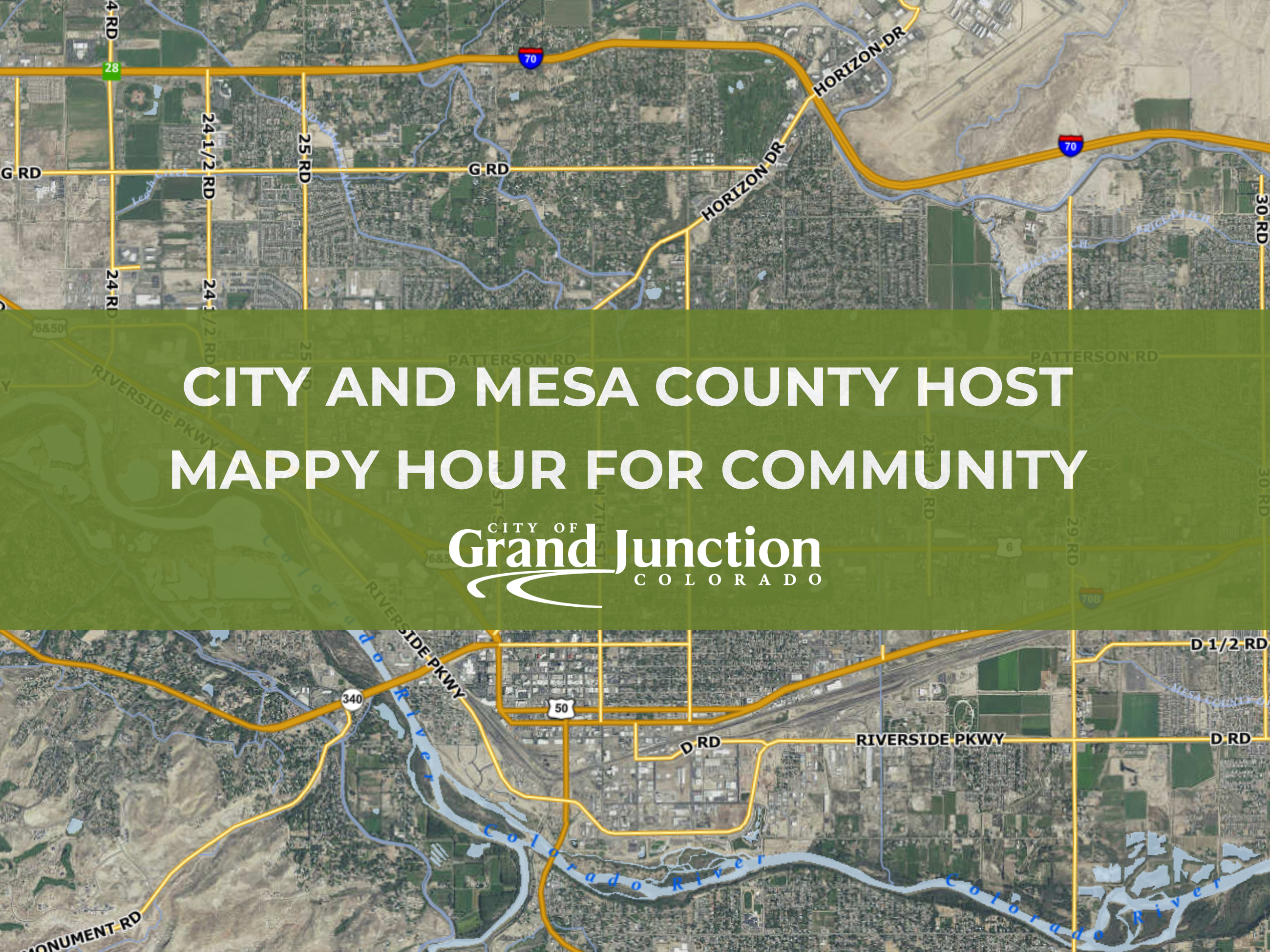 Map layout with words on graphic. 