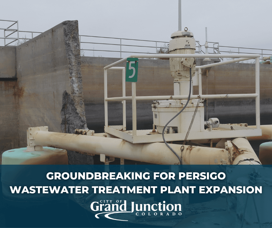 The current wastewater treatment plant for the City of Grand Junction
