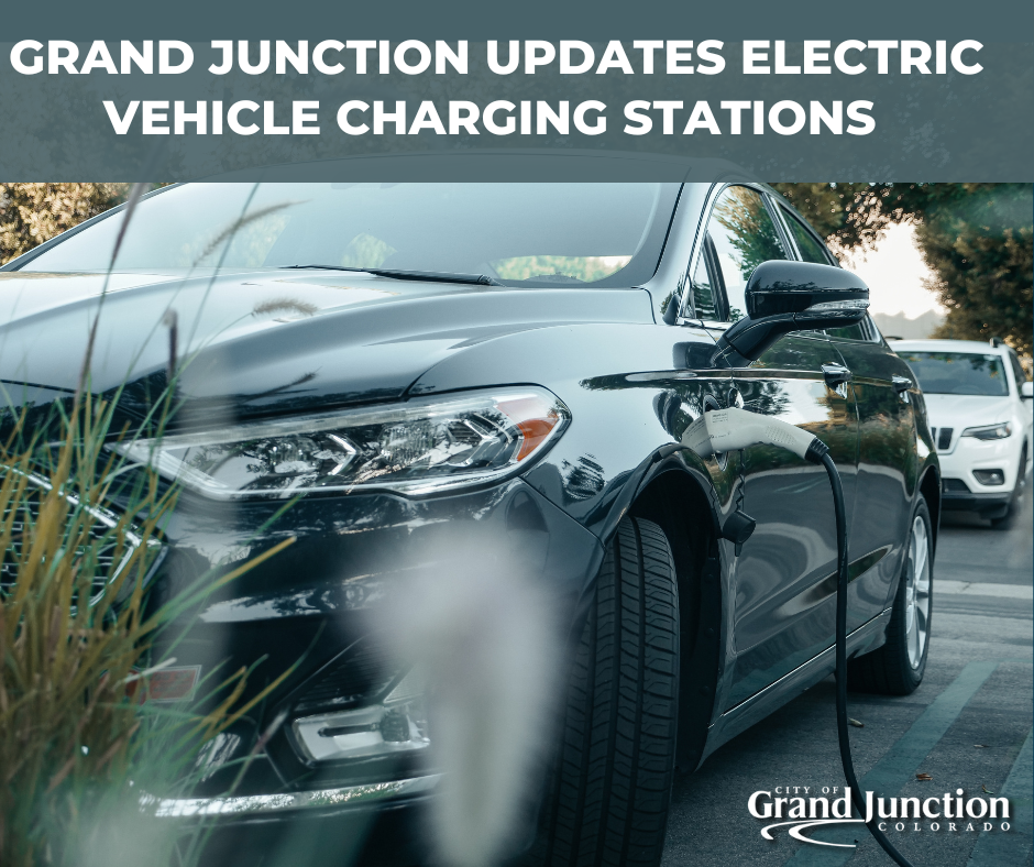 EV Car parked at a charging station