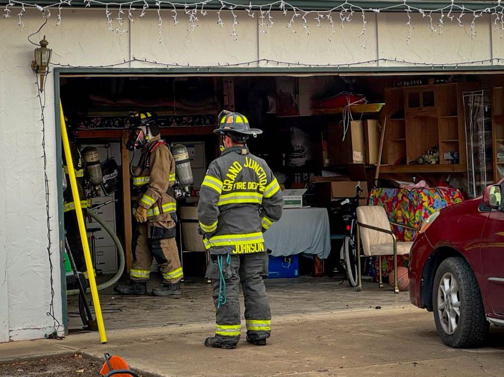 GJFD firefighters put out a garage fire
