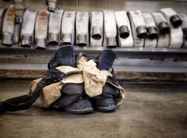 Pair of Firefighter Boots