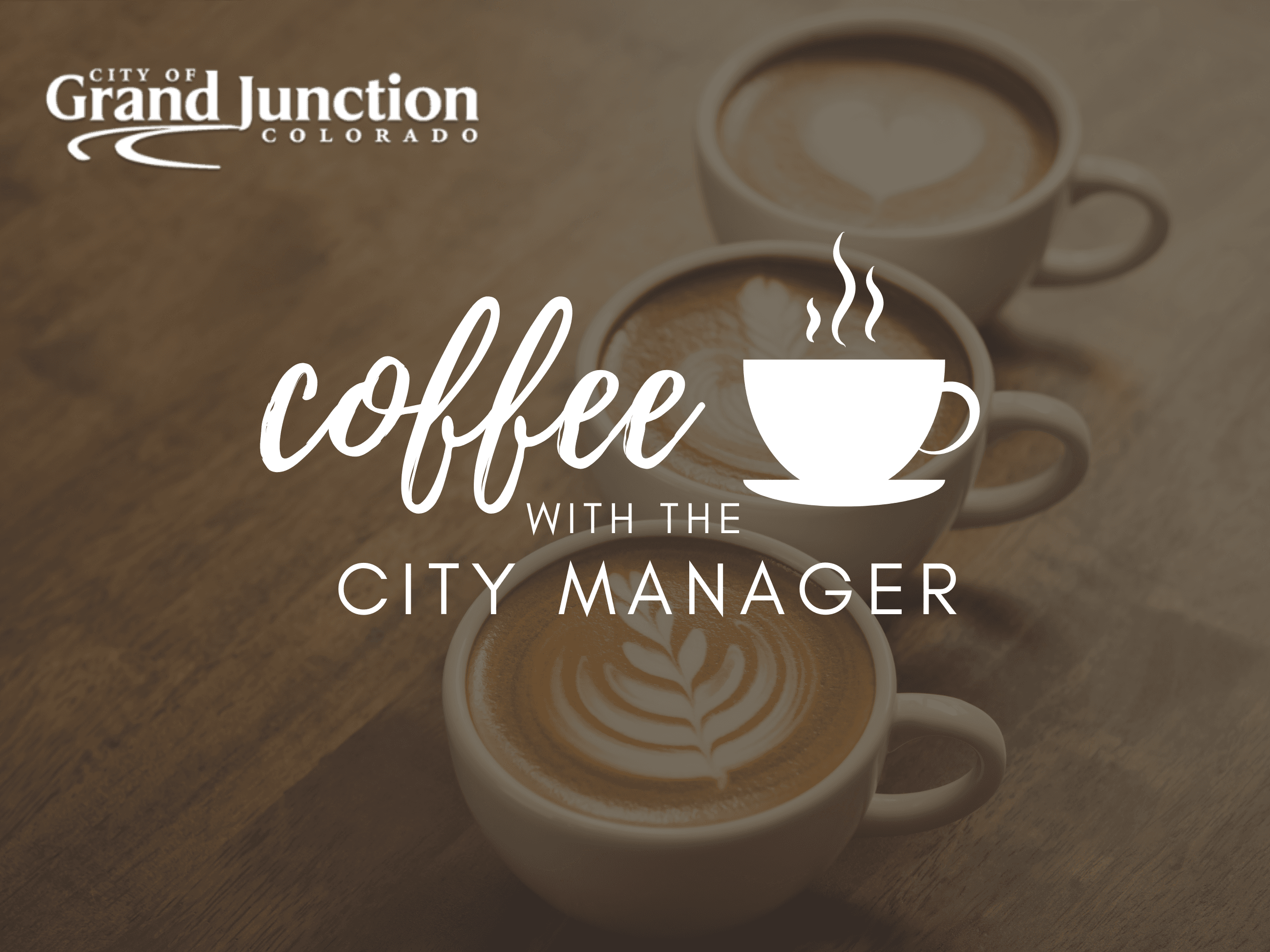 Coffee with the City Manager logo