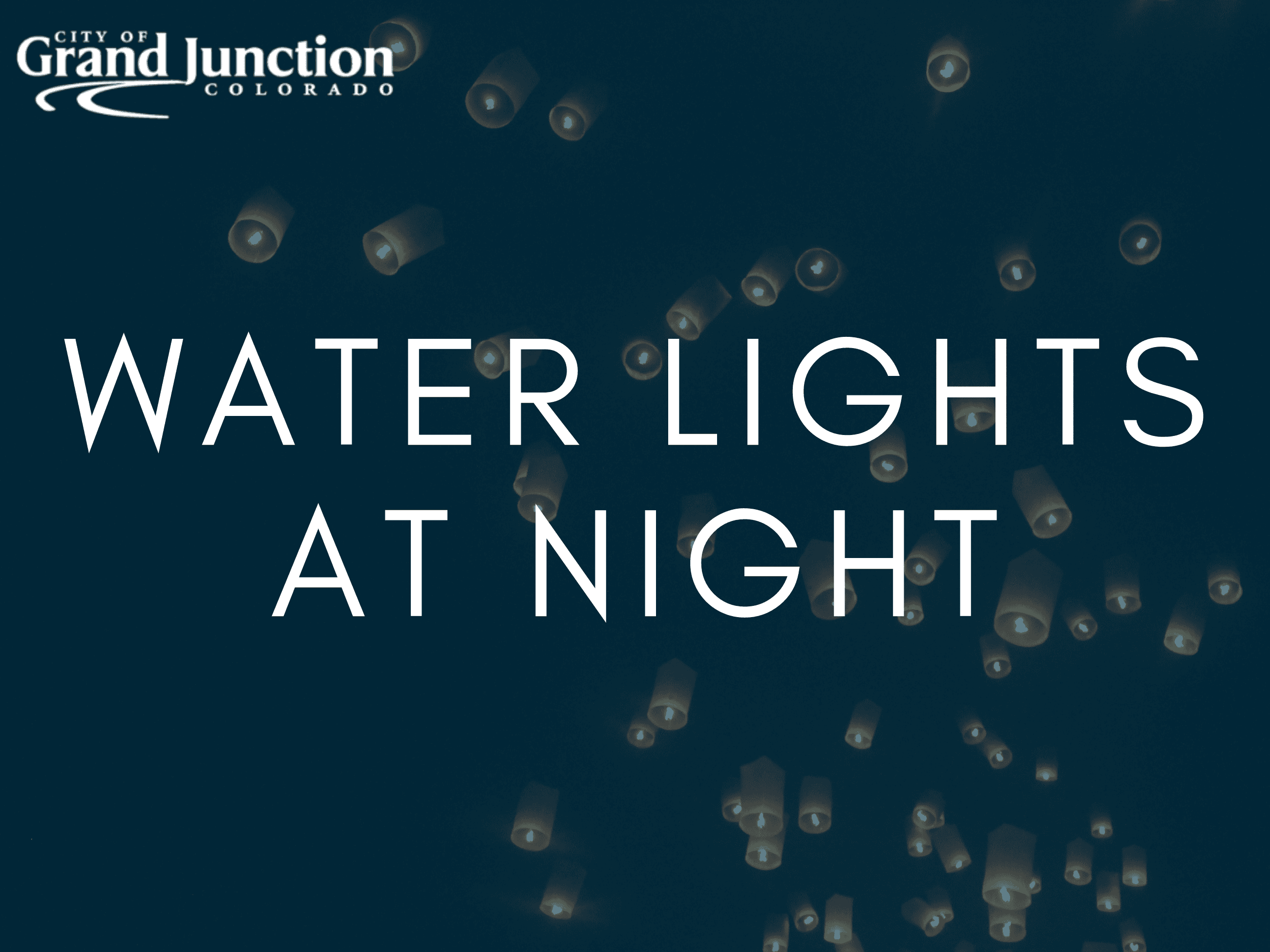 water lights at night news flash