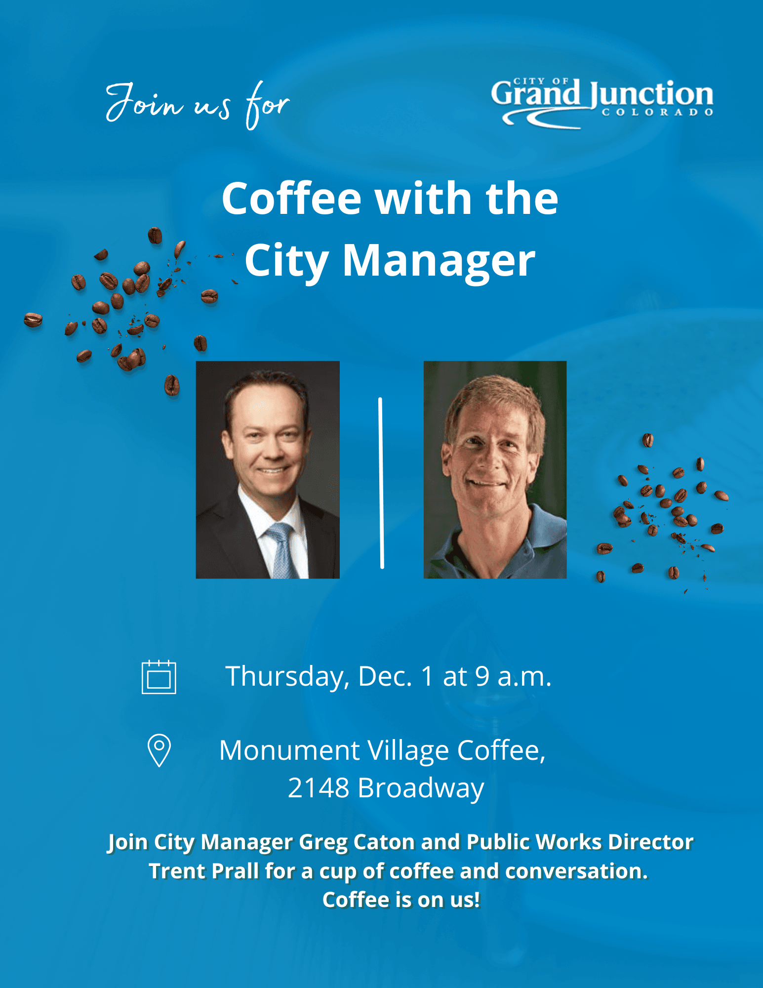 Coffee with the City Manager and Public Works Director
