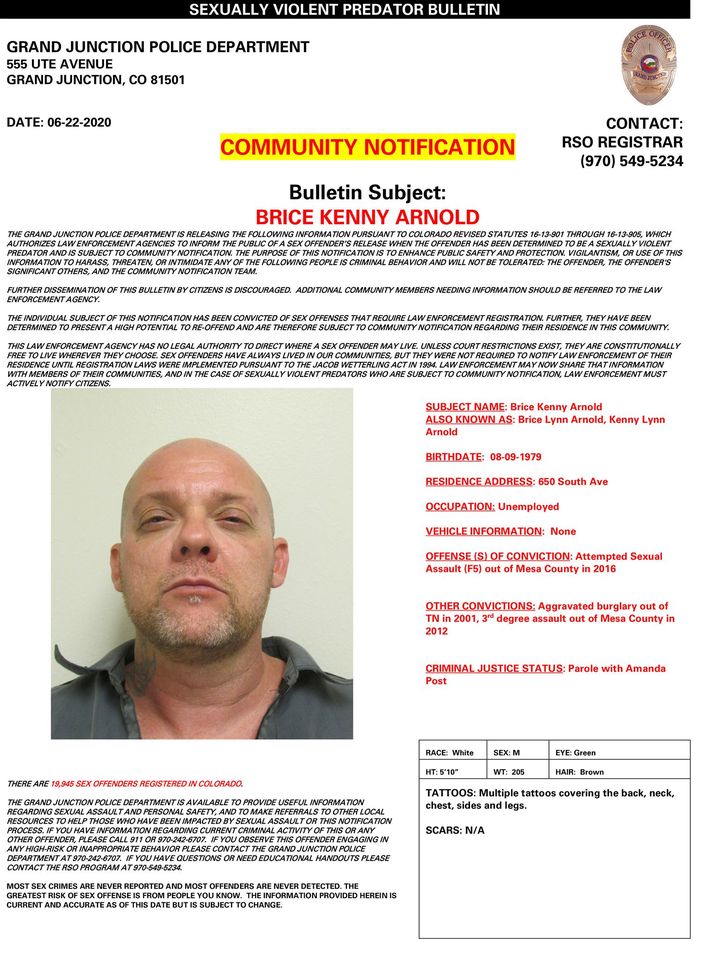 Brice Arnold SVP bulletin